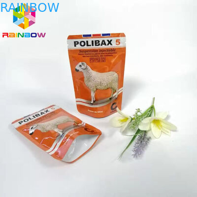 Bolsa inferior del papel de aluminio del escudete, bolsos que se puede volver a sellar del pienso del acondicionamiento de los alimentos de perro