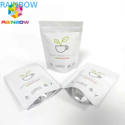 Cerradura plástica de empaquetado que se puede volver a sellar de la cremallera de la impresión brillante de los bolsos del papel de aluminio