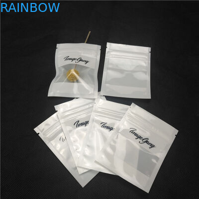 Bolsas de empaquetado de la joyería del collar del encanto del bolso del cosmético de la impresión del fotograbado modificadas para requisitos particulares