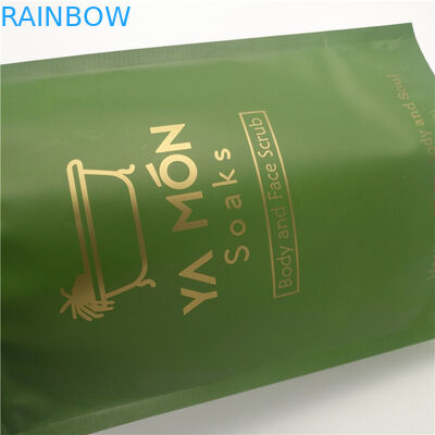 Levántese los bolsos de empaquetado Ziplock del papel de aluminio de Doypack que el exfoliante corporal de 8oz 16oz empapa el embalaje