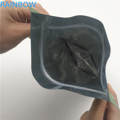 El escudete de la parte inferior del papel de aluminio empaqueta el empaquetado Ziplock de la impresión del logotipo de la prueba del escape