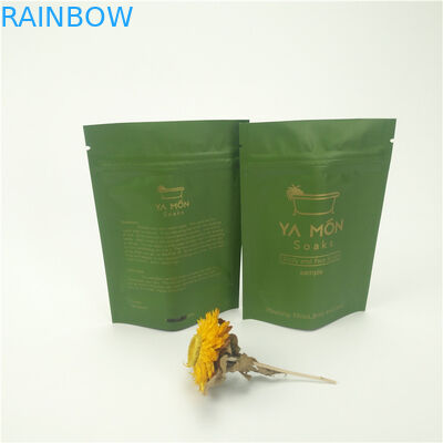 El escudete de la parte inferior del papel de aluminio empaqueta el empaquetado Ziplock de la impresión del logotipo de la prueba del escape