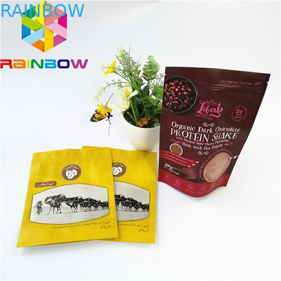 La impresión de Digitaces coloca para arriba bolsos de empaquetado de la hoja lamina el logotipo material modificado para requisitos particulares