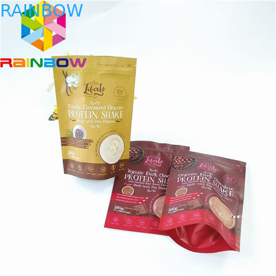 Mylar se levanta la prueba del olor del embalaje del café del té del postre de los bolsos de la bolsa de la cremallera reciclable