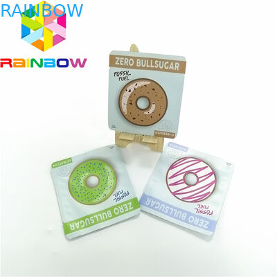 A prueba de humedad levántese los bolsos adornados las galletas de empaquetado de Sugarart del helado de la bolsa