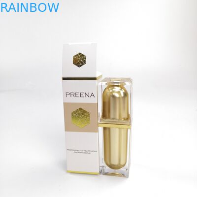 Logotipo modificado para requisitos particulares de empaquetado de la caja de papel del cosmético del color de CMYK para el empaquetado del aceite esencial