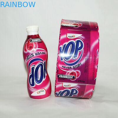 El Pvc calienta la etiqueta de la funda plástica del encogimiento para la etiqueta de la botella del jugo/de la botella del plástico de embalar para la botella de la bebida