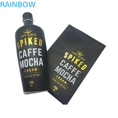 Etiquetas plásticas de la funda de encogimiento de calor de la botella de agua, impresión de la funda del encogimiento de Digitaces