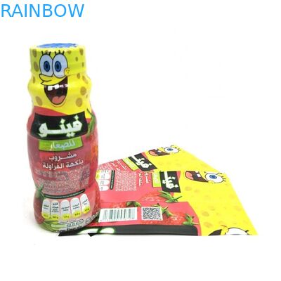 Etiquetas plásticas de la funda de encogimiento de calor de la botella de agua, impresión de la funda del encogimiento de Digitaces