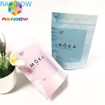 Moq bajo Digital impresa se levanta el lazo hecho bolso del acondicionamiento de los alimentos del arte de la cremallera de la bolsa