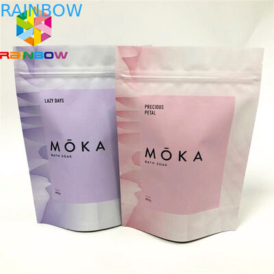 Bolsas plásticas de la sal de baño de Cbd del final de Matt que empaquetan el papel de aluminio que se puede volver a sellar para la comida