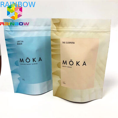 La bolsa plástica ligera que empaqueta, categoría alimenticia se levanta el bolso para el exfoliante corporal de Cbd