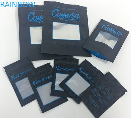 La cerradura hermética de la cremallera de la impresión de Digitaces empaqueta bolsas gomosas del papel de aluminio CBD pequeñas