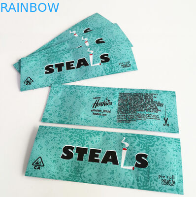 Tres bolsas plásticas del sello lateral que empaquetan el bolso del cierre en la parte superior para el cáñamo de la mala hierba de CBD