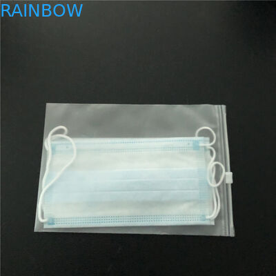 El sellado caliente de empaquetado de la máscara disponible empaqueta la impresión del fotograbado del cierre en la parte superior con la ventana