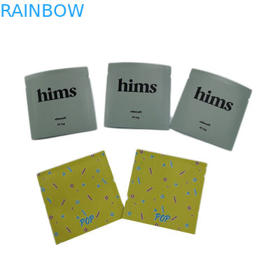 3 bolsas plásticas del sellado caliente lateral que empaquetan el mini paquete del bolso de la pestaña de la bolsa modificado para requisitos particulares