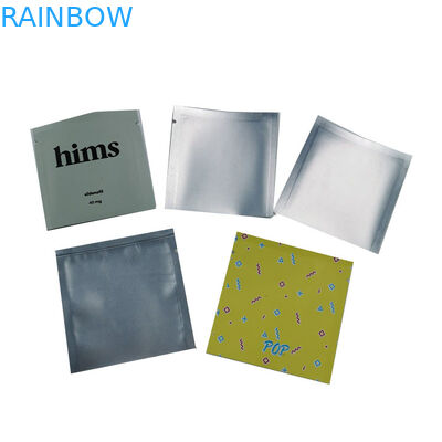 3 bolsas plásticas del sellado caliente lateral que empaquetan el mini paquete del bolso de la pestaña de la bolsa modificado para requisitos particulares