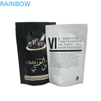 El empaquetado a prueba de humedad de las bolsitas de té se levanta el papel de aluminio para los granos de café