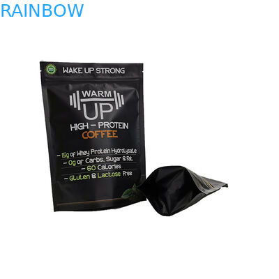 El embalaje Nuts de empaquetado de la comida de Mylar del bocado de las bolsitas de té de la parte inferior plana se levanta en estante