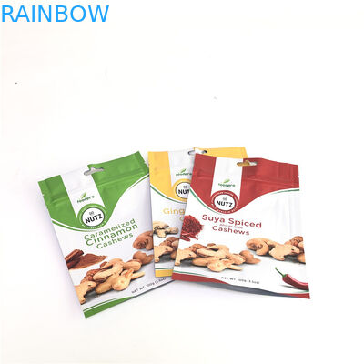 Biodegradable levántese la impresión de encargo del fotograbado de los bolsos de la cremallera para el acondicionamiento de los alimentos