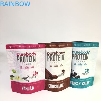 Biodegradable levántese la impresión de encargo del fotograbado de los bolsos de la cremallera para el acondicionamiento de los alimentos