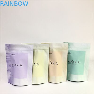 Biodegradable levántese la impresión de encargo del fotograbado de los bolsos de la cremallera para el acondicionamiento de los alimentos