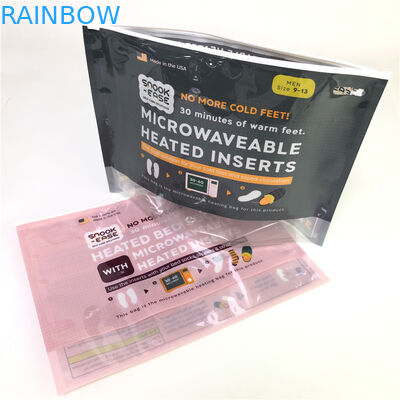 Levántese el grueso biodegradable de la impresión de encargo 120-180 Mic de los bolsos de la microonda de la cremallera