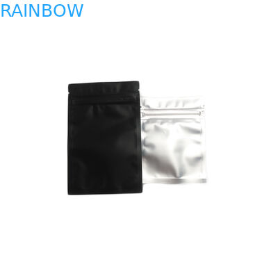 Ziplock negro mate impreso aduana de la bolsita del papel de aluminio de las bolsas de plástico del sellado caliente