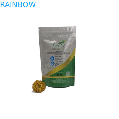 Las bolsitas de té amistosas de Eco que empaquetan el embalaje del bolso de la bolsa se levantan Mylar con la cerradura de la cremallera