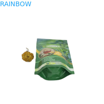 Las bolsitas de té amistosas de Eco que empaquetan el embalaje del bolso de la bolsa se levantan Mylar con la cerradura de la cremallera