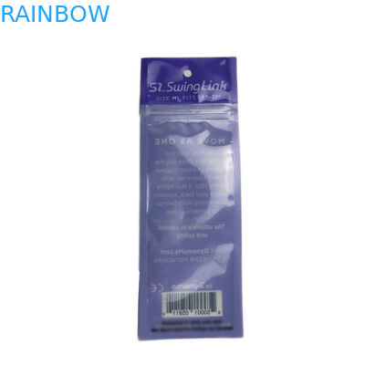 Sellado caliente que sella las bolsas plásticas que empaquetan el embalaje material laminado de la pestaña del final con el Ziplock