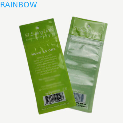 Cierre en la parte superior sellado tres lados de la envoltura de la comida sana del bolso del frente de Tansparent modificado para requisitos particulares