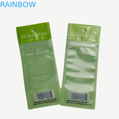 Cierre en la parte superior sellado tres lados de la envoltura de la comida sana del bolso del frente de Tansparent modificado para requisitos particulares