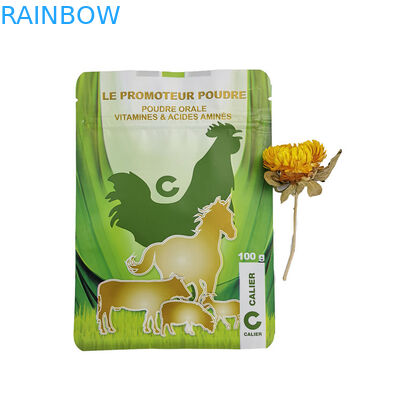 La aduana imprimió el bolso laminado bolsa del envase de plástico del alimento para animales para el alimento para animales