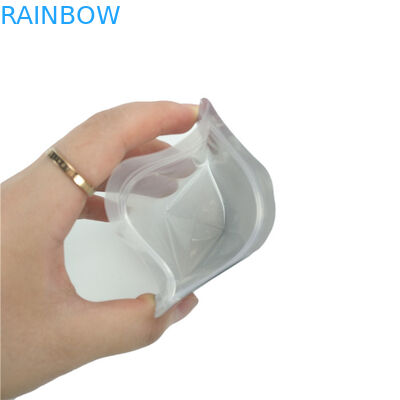 La hoja de la prueba del olor se levanta la mala hierba de la bolsa de la cremallera que empaqueta la impresión del fotograbado de los bolsos de Mylar