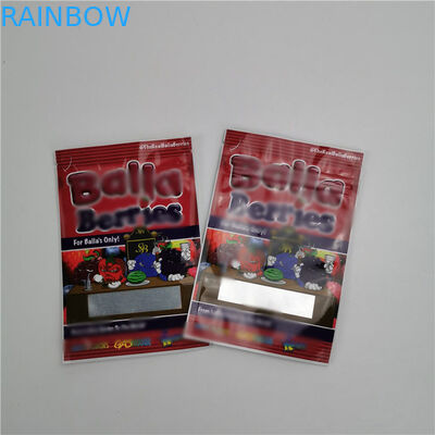 Bolsas plásticas del bolso de la cremallera que empaquetan el embalaje de Gummies del oso del caramelo de las galletas del cáñamo CBD