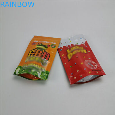 La aduana lateral del sello de CBD 3 imprimió se levanta el material laminado los bolsos de empaquetado de la hoja de las bolsas