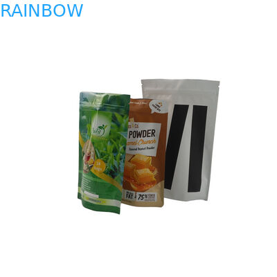 Material plástico superficial mate de empaquetado de la etiqueta privada de la bolsa de la hoja del bolso de polvo del cacahuete