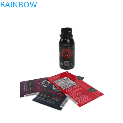 La funda brillante del encogimiento de la laminación etiqueta el animal doméstico/Pvc taza plástica de la botella no tóxico