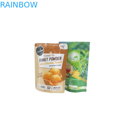 Embalaje laminado Ziplock durable del polvo del suplemento del cacahuete del papel de aluminio de los bolsos de Mylar