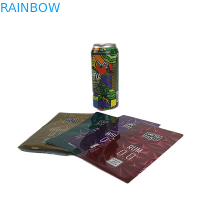 Diseño modificado para requisitos particulares flexible en offset del animal doméstico/Pvc de las etiquetas de la botella del encogimiento del calor de la impresión