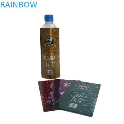 Diseño modificado para requisitos particulares flexible en offset del animal doméstico/Pvc de las etiquetas de la botella del encogimiento del calor de la impresión