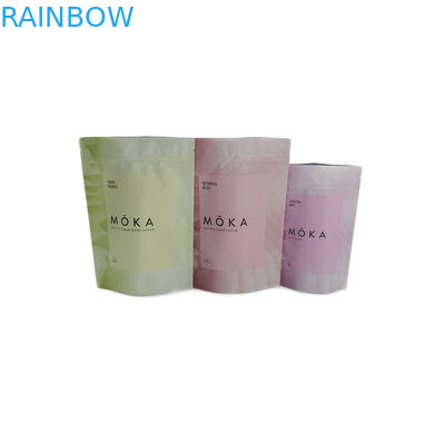 Bolsa mate de la hoja del final que empaqueta los bolsos plásticos de Mylar de la cremallera del papel de aluminio