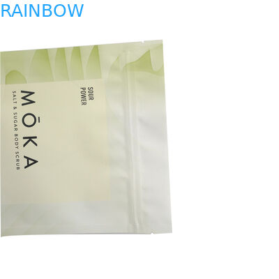 Logotipo de encargo Ziplock de empaquetado del material plástico de los bolsos del café de la hoja biodegradable del té