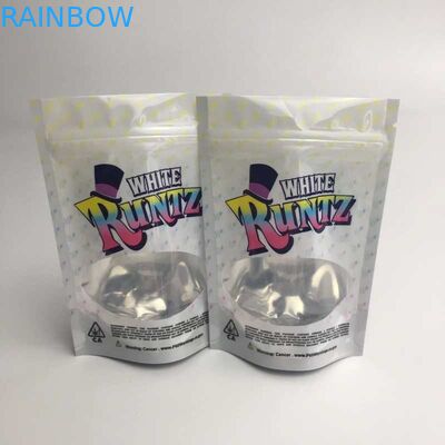 El papel de aluminio se levanta el bolso facial cosmético plástico de empaquetado de la máscara del final mate de la bolsa