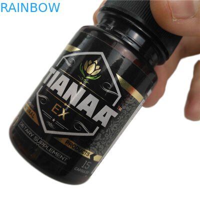 A todo color plástico de encargo de la etiqueta de la funda del encogimiento de la bebida de la botella de agua impresa