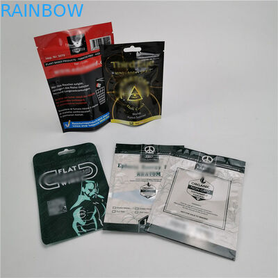 El empaquetado de las galletas del caramelo plástico se levanta el bolso resistente de la salida del niño de la prueba del olor de la bolsa