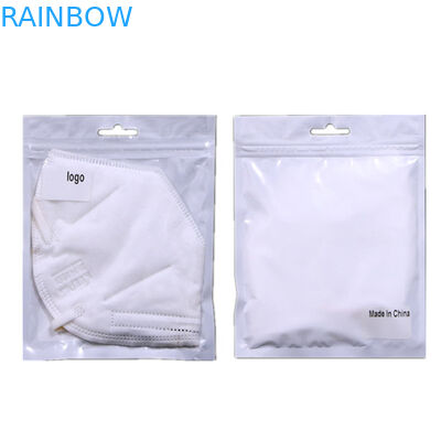 Bolsas plásticas de la máscara facial que empaquetan la cerradura de la cremallera