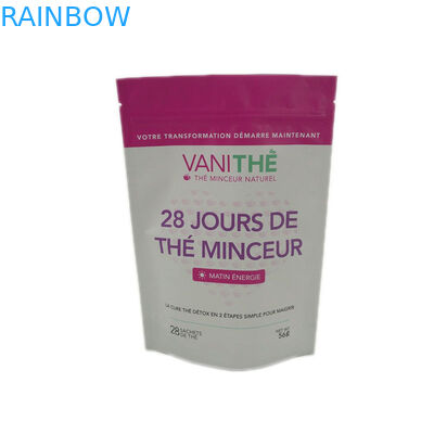 Bolsos de empaquetado de los snacks a prueba de humedad con la cremallera