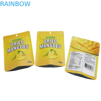 Bolsos de empaquetado del bocado que se puede volver a sellar de la hoja del paquete de los frutos secos